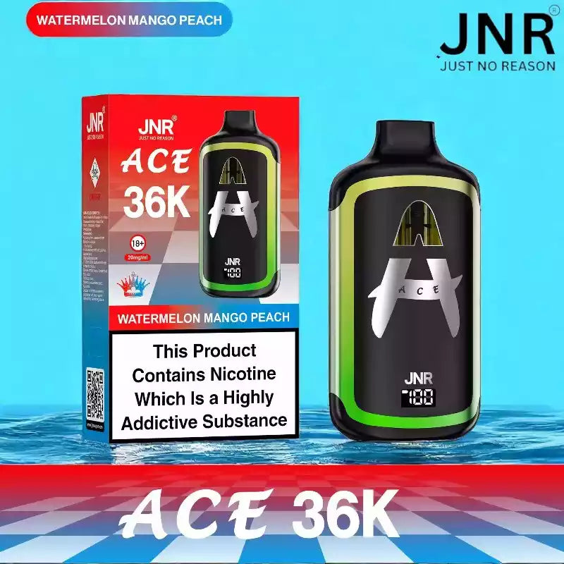 JNR ACE 36K Puffs Prefilled Pod Kit (Box of 5)