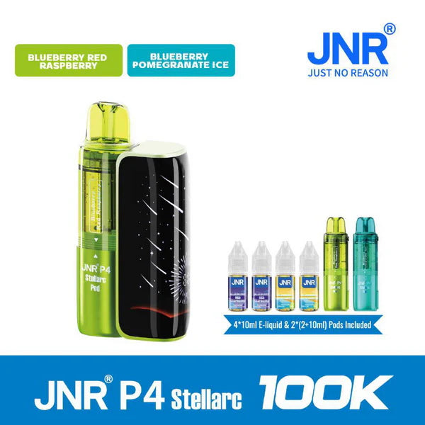 JNR P4 Stellarc 100K Refillable Pod Kit (Box of 3)