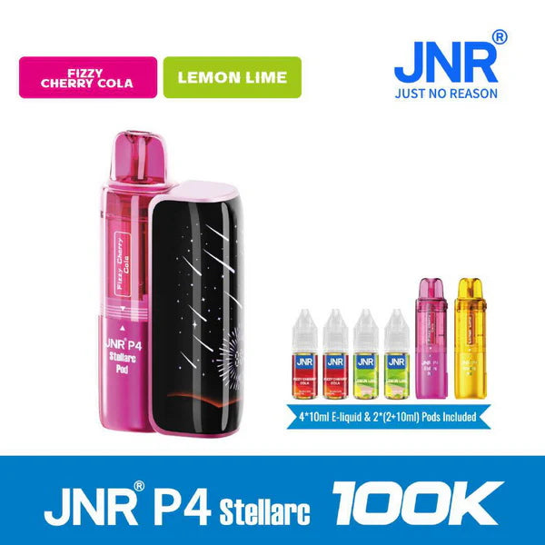 JNR P4 Stellarc 100K Refillable Pod Kit (Box of 3)