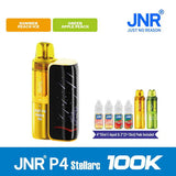 JNR P4 Stellarc 100K Refillable Pod Kit (Box of 3) TPD compliant pod kit buy online UK VaperzHub 5