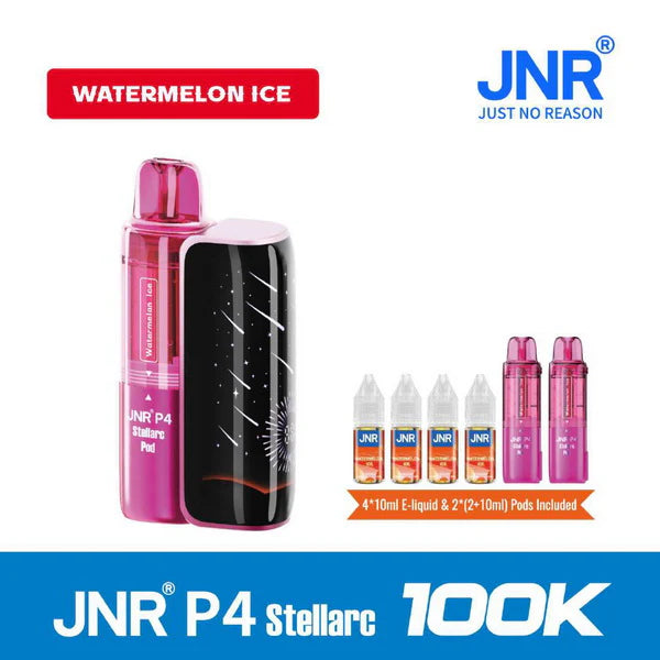 JNR P4 Stellarc 100K Refillable Pod Kit (Box of 3)
