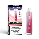Lost Mary x Hawcos Pro Max 7000 Pod Vape Kit (Box of 10) TPD compliant disposable vape buy online UK 1