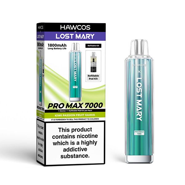 Lost Mary x Hawcos Pro Max 7000 Pod Vape Kit (Box of 10)