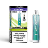 Lost Mary x Hawcos Pro Max 7000 Pod Vape Kit (Box of 10) TPD compliant disposable vape buy online UK 2