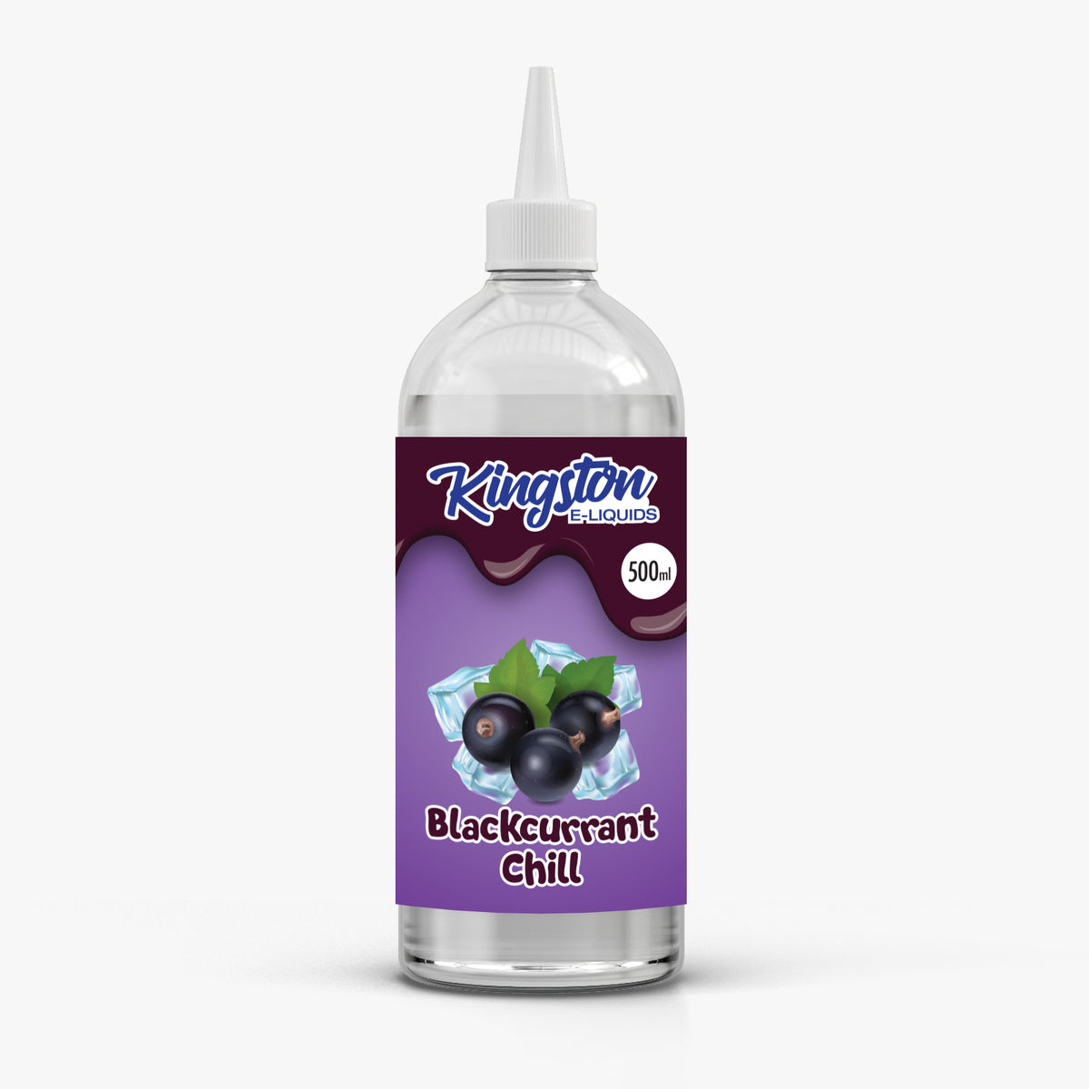 Kingston 500ml E-Liquid Shortfill – Blackcurrant Chill