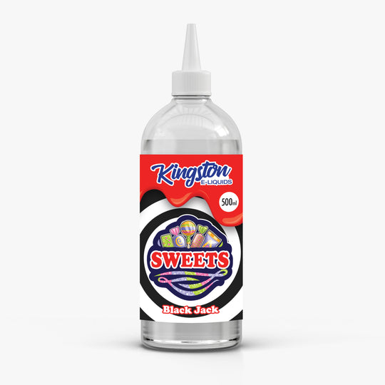 Kingston 500ml Sweets E-Liquid Shortfill – Black Jack e-liquid UK - VaperzHub