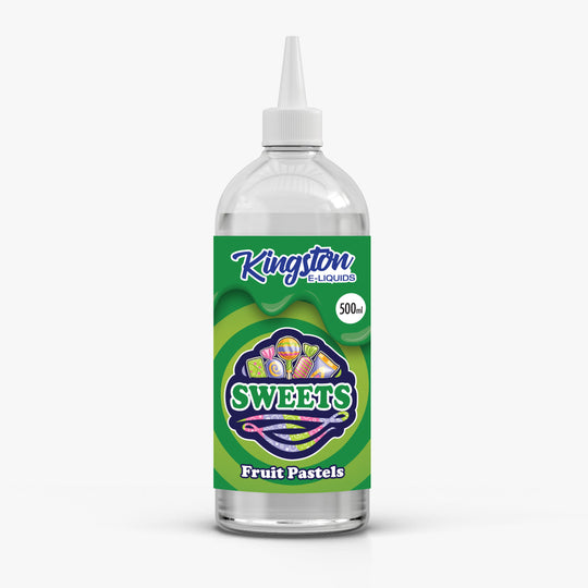 Kingston 500ml Sweets E-Liquid Shortfill– Fruit Pastels e-liquid UK - VaperzHub