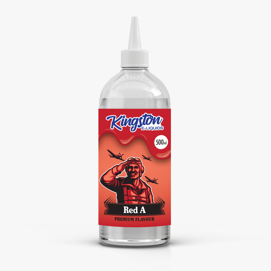 Kingston 500ml E-Liquid Shortfill – Red A e-liquid UK - VaperzHub