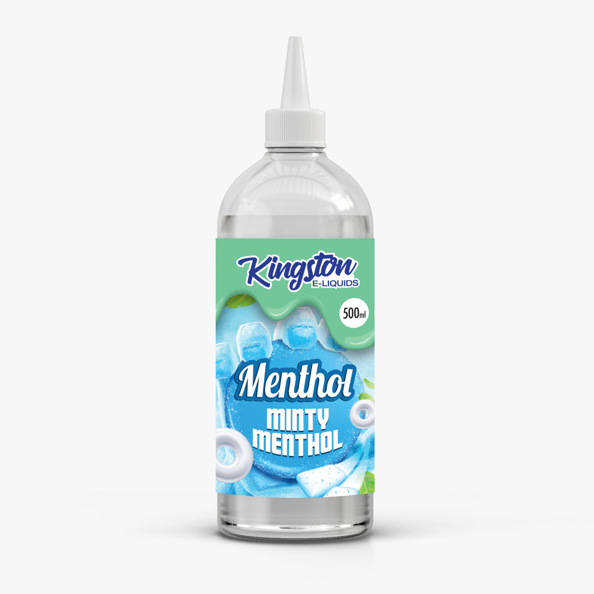 Kingston 500ml Menthol E-Liquid Shortfill – Minty Menthol
