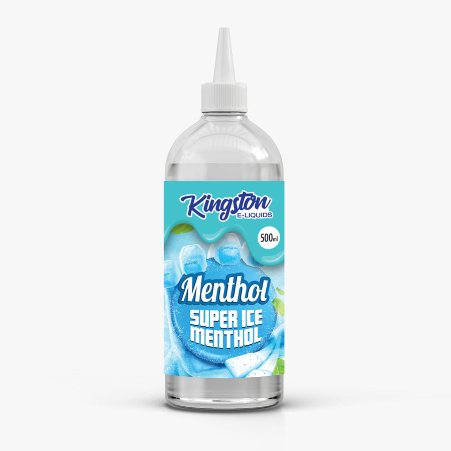 Kingston 500ml Menthol E-Liquid Shortfill – Super Ice Menthol e-liquid UK - VaperzHub