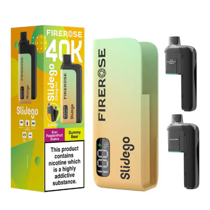 Firerose Slidego 40K Prefilled Vape Kit (Box of 5)