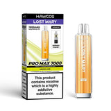 Lost Mary x Hawcos Pro Max 7000 Pod Vape Kit (Box of 10) TPD compliant disposable vape buy online UK 3