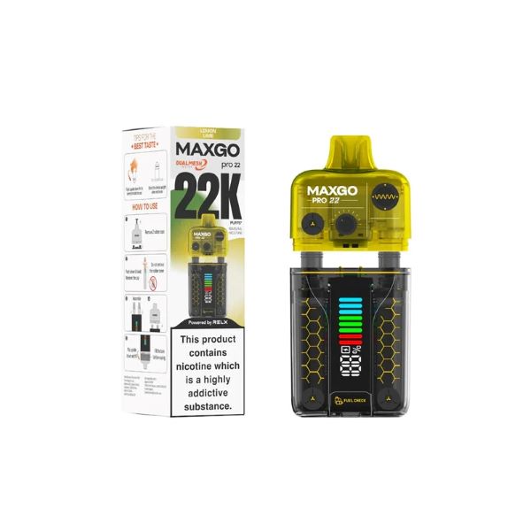 Relx Maxgo 22K Prefilled Pod Vape Kit (Box of 5)
