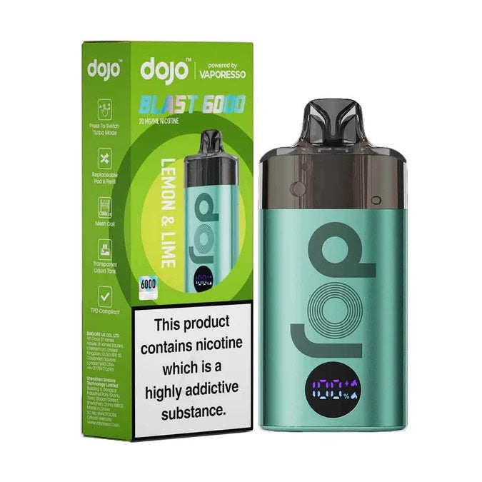 VAPORESSO DOJO BLAST 6000 Pre-Filled Pod Kit 20mg (Box of 5)