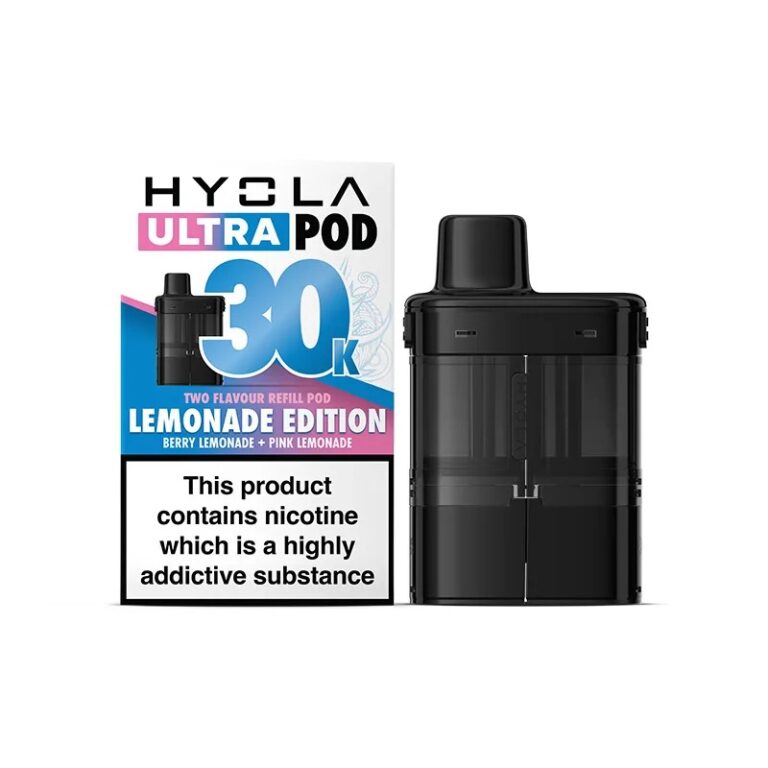 Hyola Ultra30K Prefilled Pods & Refill Tank 20mg (pack of 5)