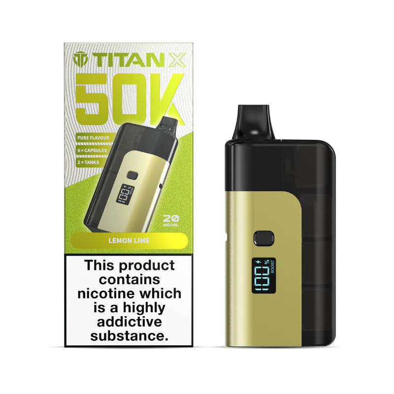 Titan X 50K Prefilled Pod Kit (Box of 5)