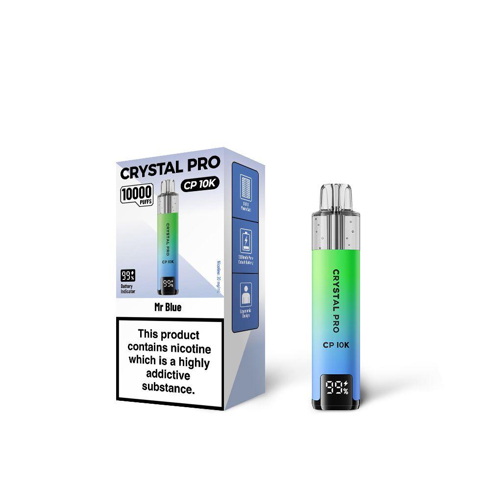 Crystal Pro CP 10K Disposable Vape Kit 20MG(box of 5)