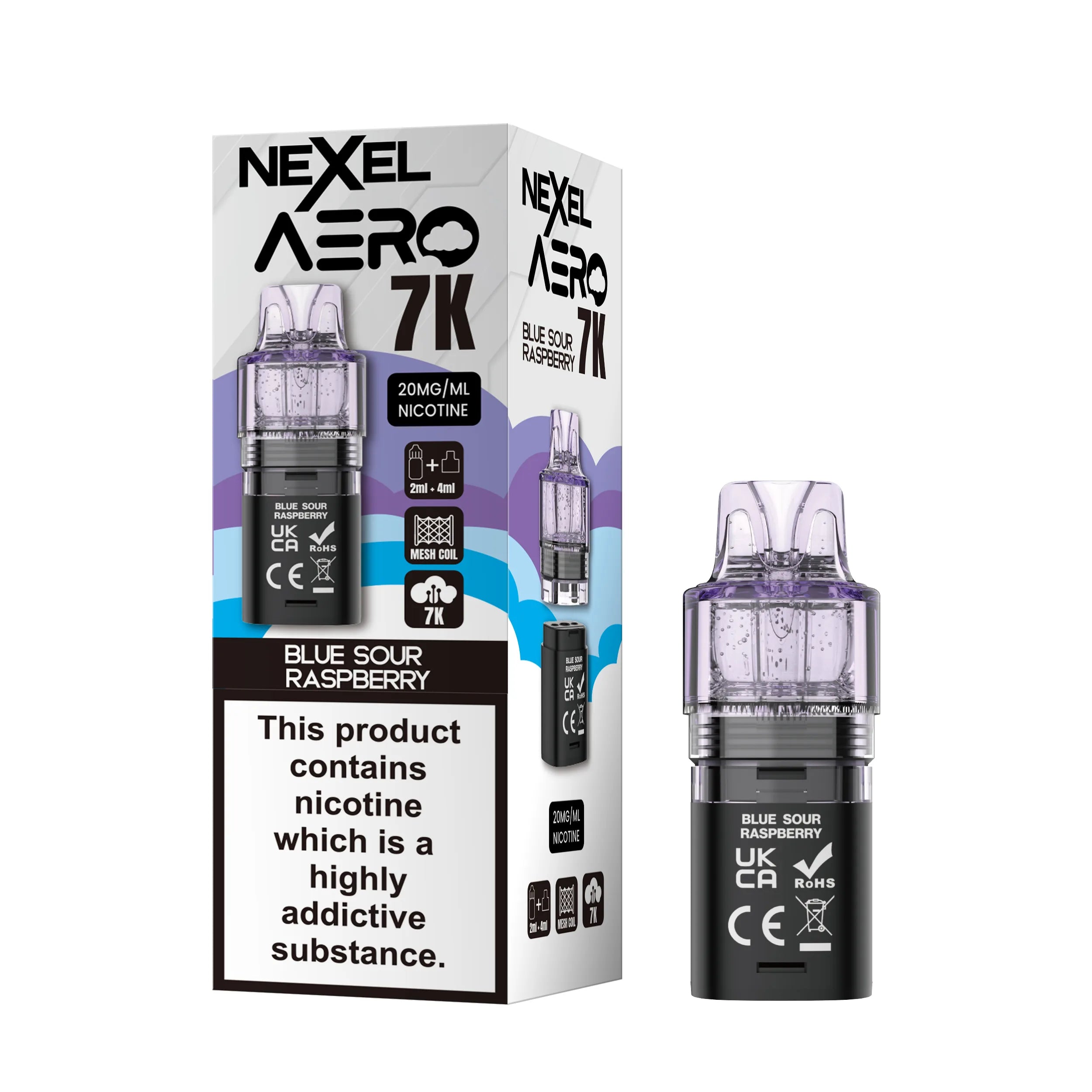 NEXEL AERO 7K Replacement Pods (Box of 10)