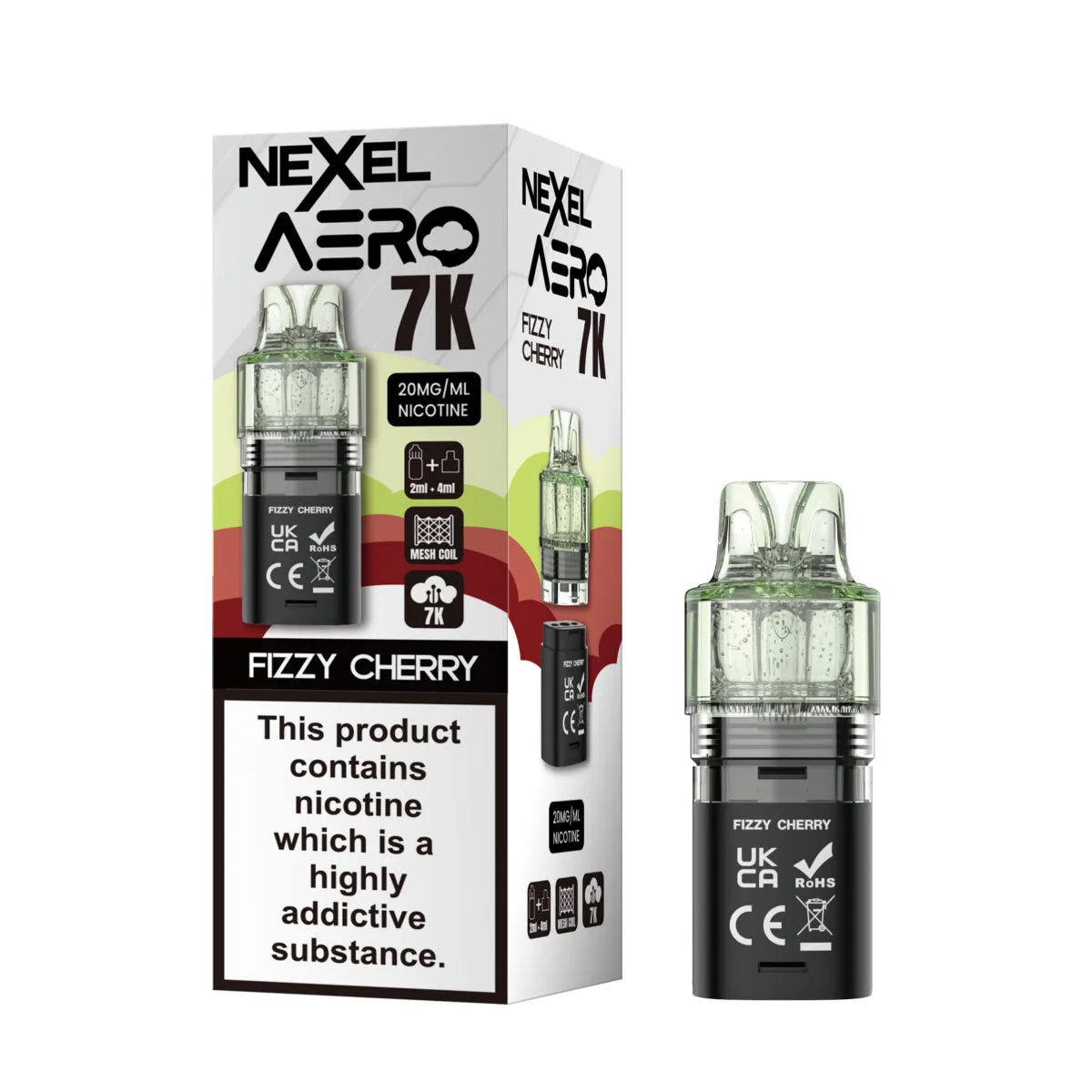 Nexel Aero 7k Prefilled Pods(box of 10)