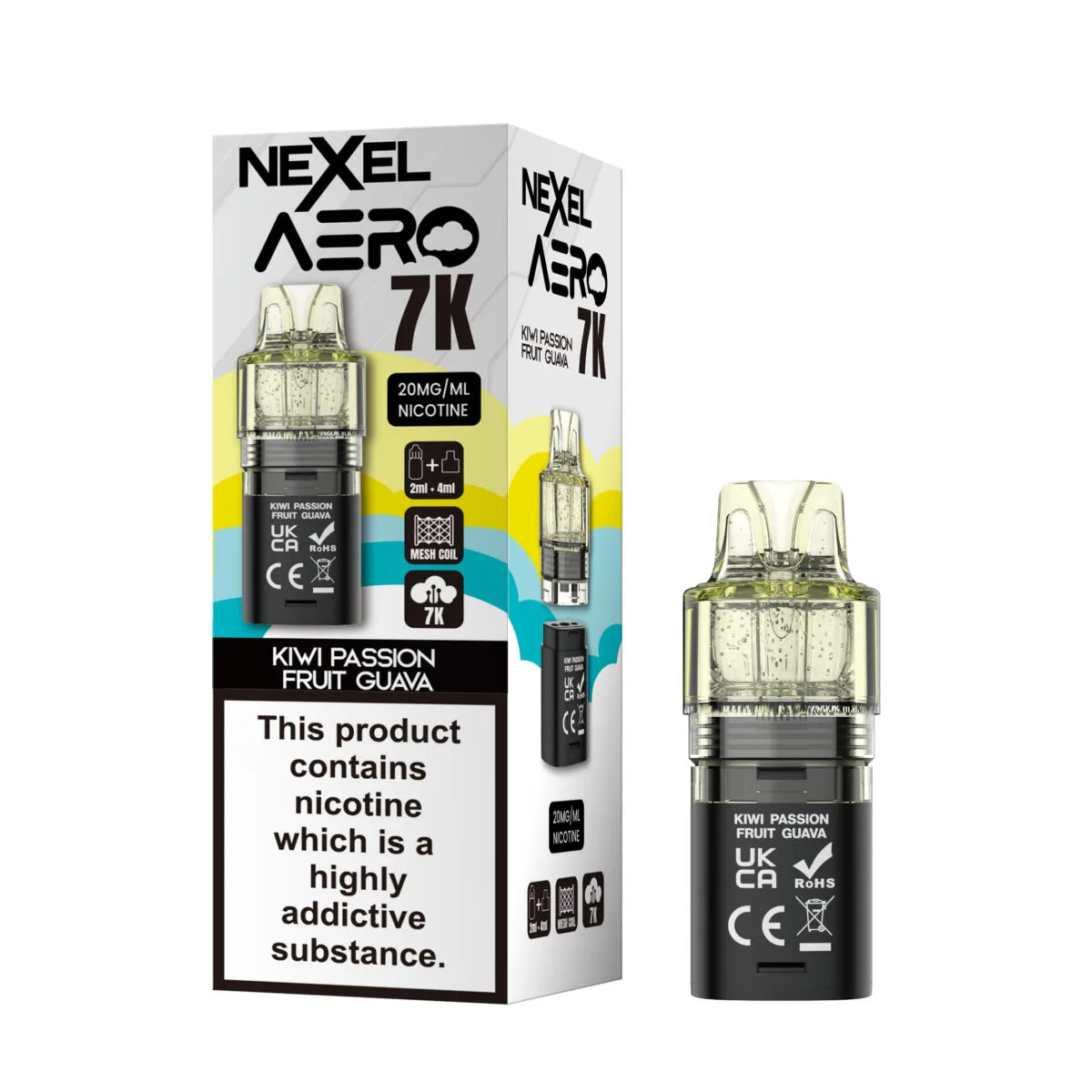 Nexel Aero 7k Prefilled Pods(box of 10)
