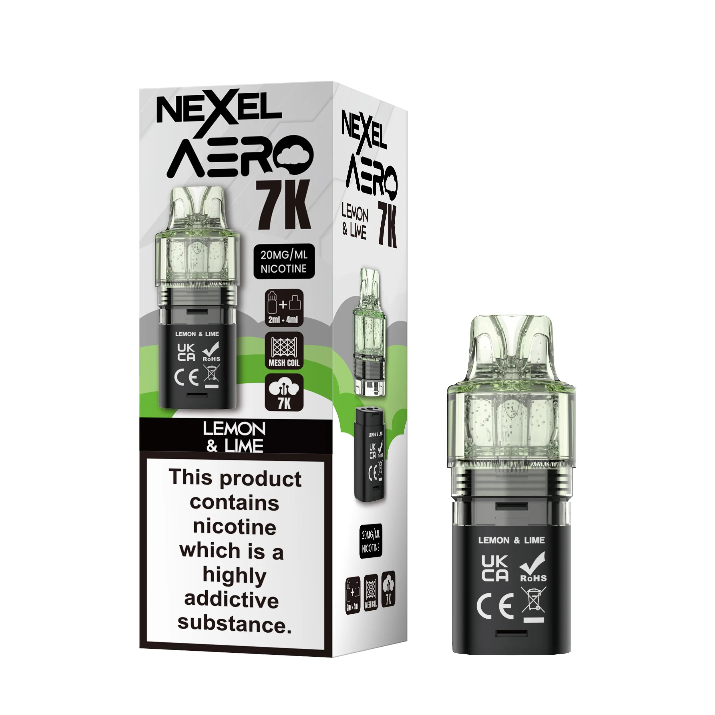 NEXEL AERO 7K Replacement Pods (Box of 10)