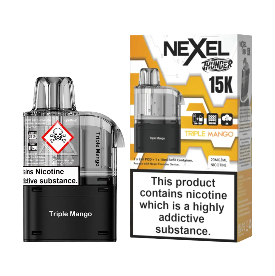 Nexel Thunder 15K Prefilled Pods (Box of 5)