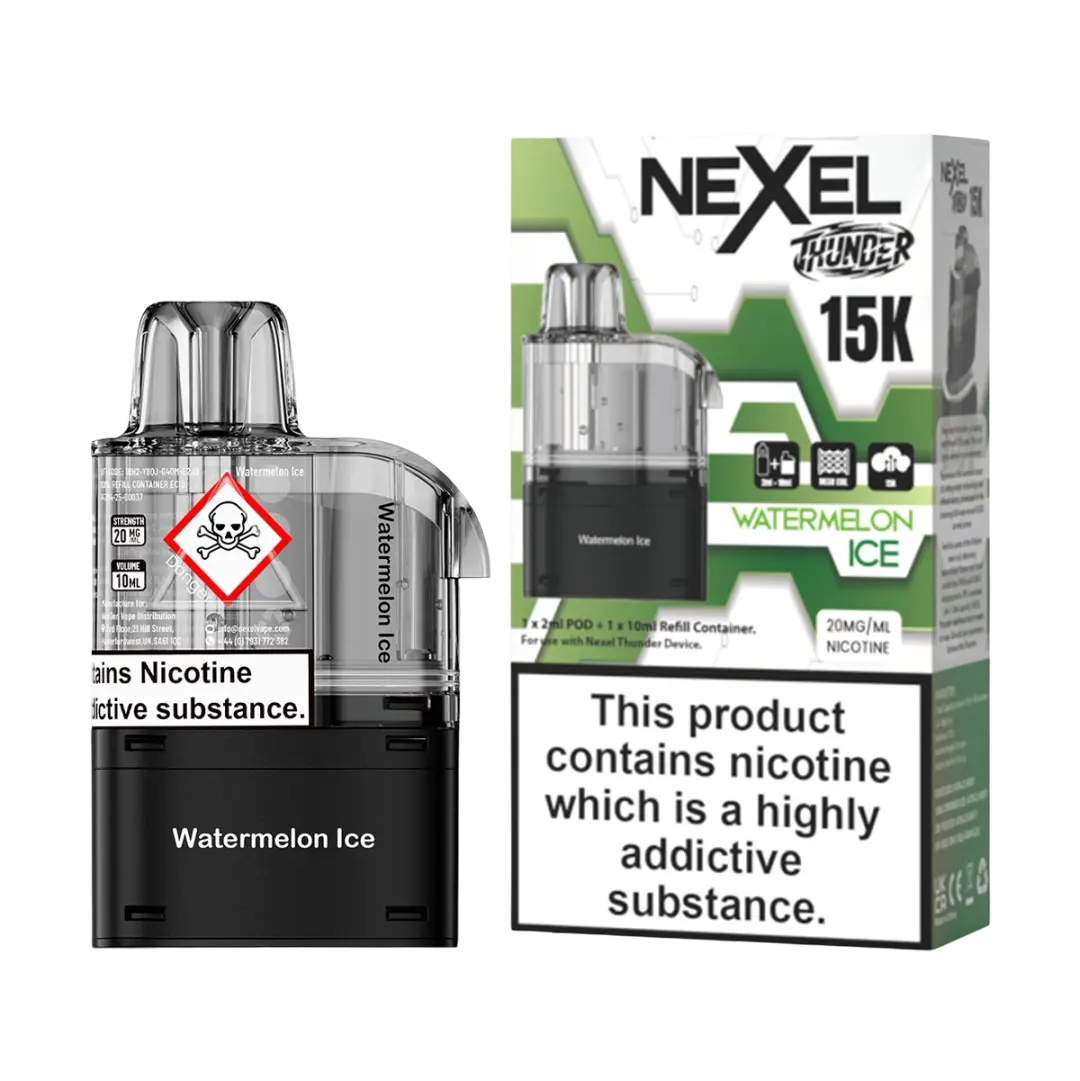 Nexel Thunder 15K Prefilled Pods (Box of 5)