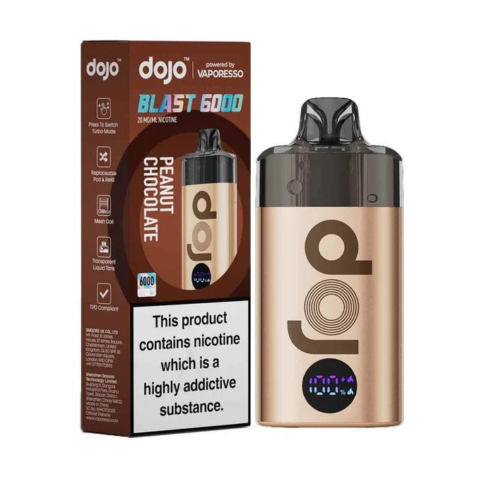 VAPORESSO DOJO BLAST 6000 Pre-Filled Pod Kit 20mg (Box of 5)