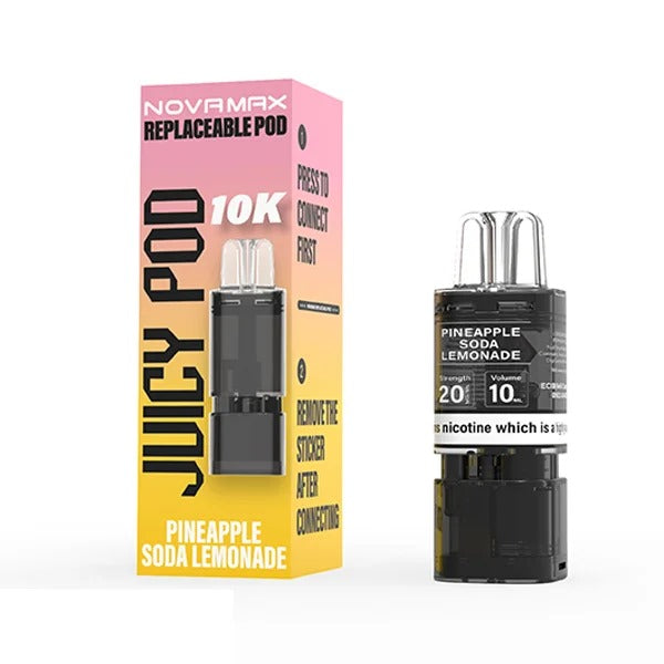 Juicy Pod Novamax 10K Prefilled Pods 20mg(box of 10)