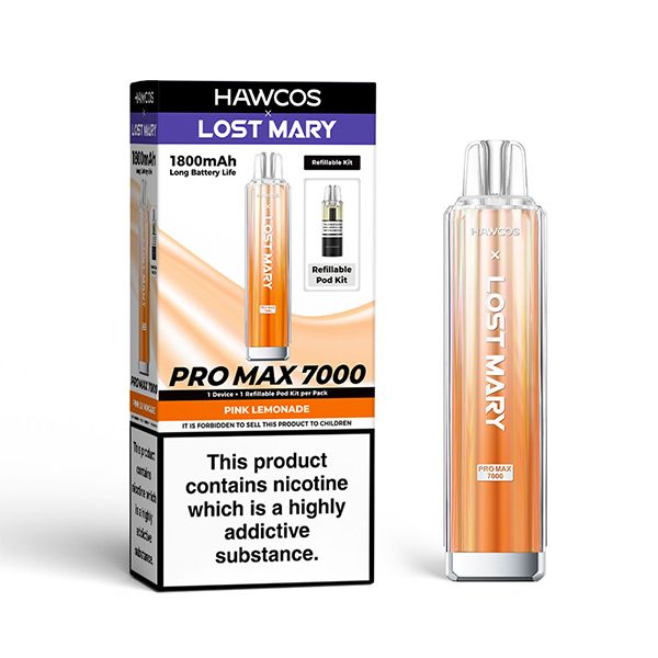 Lost Mary x Hawcos Pro Max 7000 Pod Vape Kit (Box of 10)