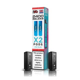 IVG 2400 Reload 2 in 1 Prefilled Pods 20mg(box of 5) TPD compliant disposable vape buy online UK VaperzHub 1