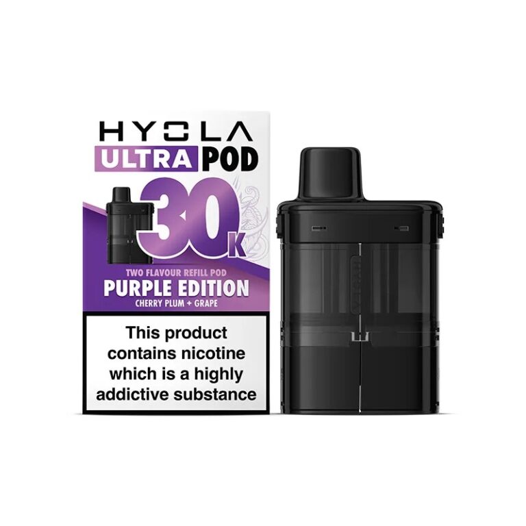 Hyola Ultra30K Prefilled Pods & Refill Tank 20mg (pack of 5)