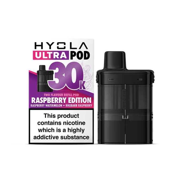 Hyola Ultra30K Prefilled Pods & Refill Tank 20mg (pack of 5)