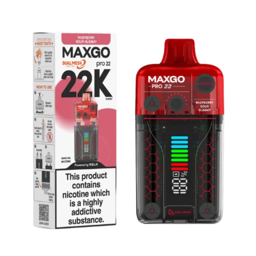 Relx Maxgo 22K Prefilled Pod Vape Kit (Box of 5)
