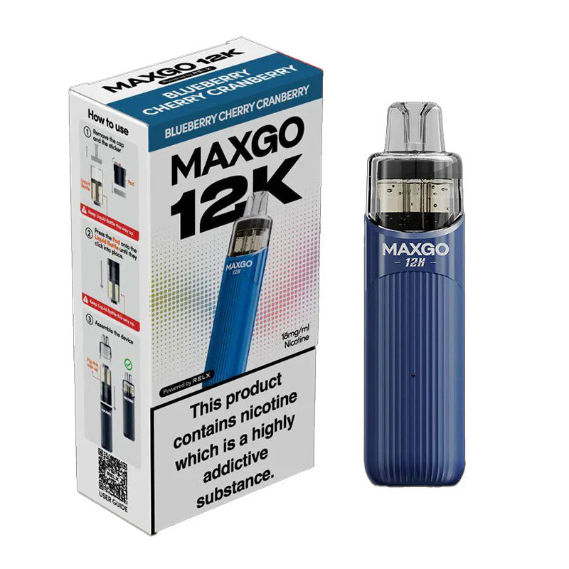 RELX Maxgo 12K Prefilled Pods (Box of 5)