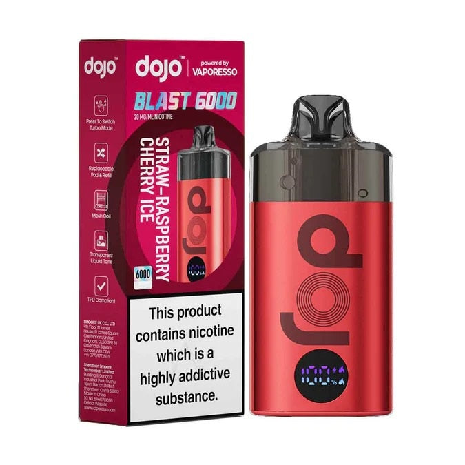 VAPORESSO DOJO BLAST 6000 Pre-Filled Pod Kit 20mg (Box of 5)