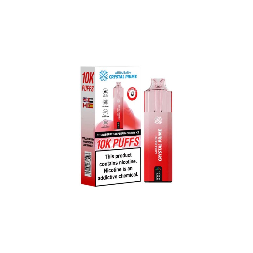 Crystal Prime Aura Bar 10K Prefilled Pod kits (Box of 5)