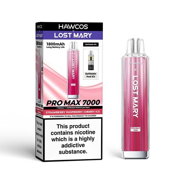 Lost Mary x Hawcos Pro Max 7000 Pod Vape Kit (Box of 10)