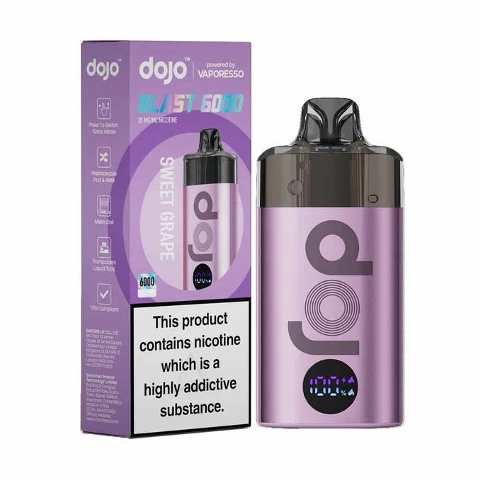 VAPORESSO DOJO BLAST 6000 Pre-Filled Pod Kit 20mg (Box of 5)