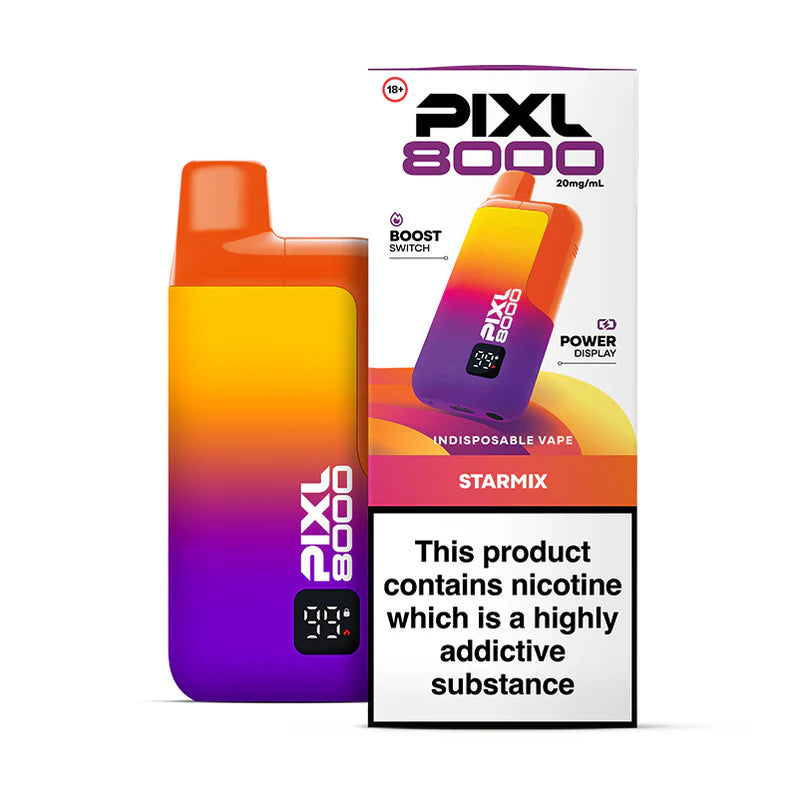 PIXL 8000 Disposable Vape Kit (Box of 5)