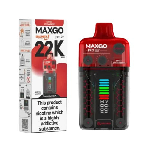 Relx Maxgo 22K Prefilled Pod Vape Kit (Box of 5)