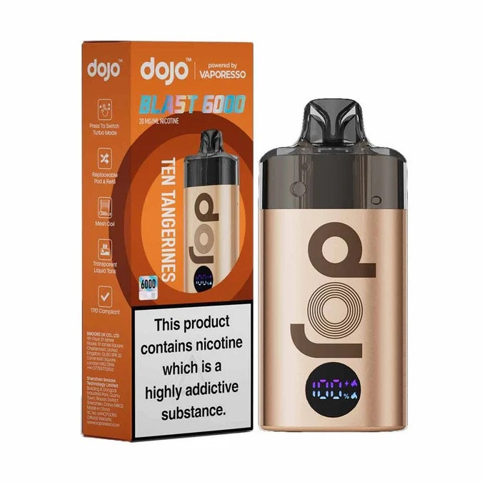 VAPORESSO DOJO BLAST 6000 Pre-Filled Pod Kit 20mg (Box of 5)