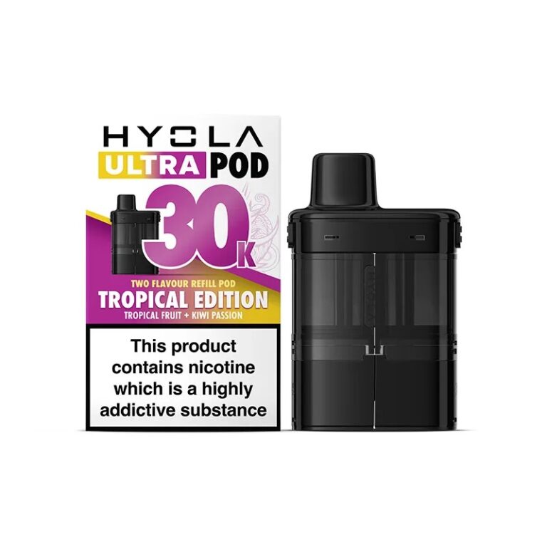 Hyola Ultra30K Prefilled Pods & Refill Tank 20mg (pack of 5)