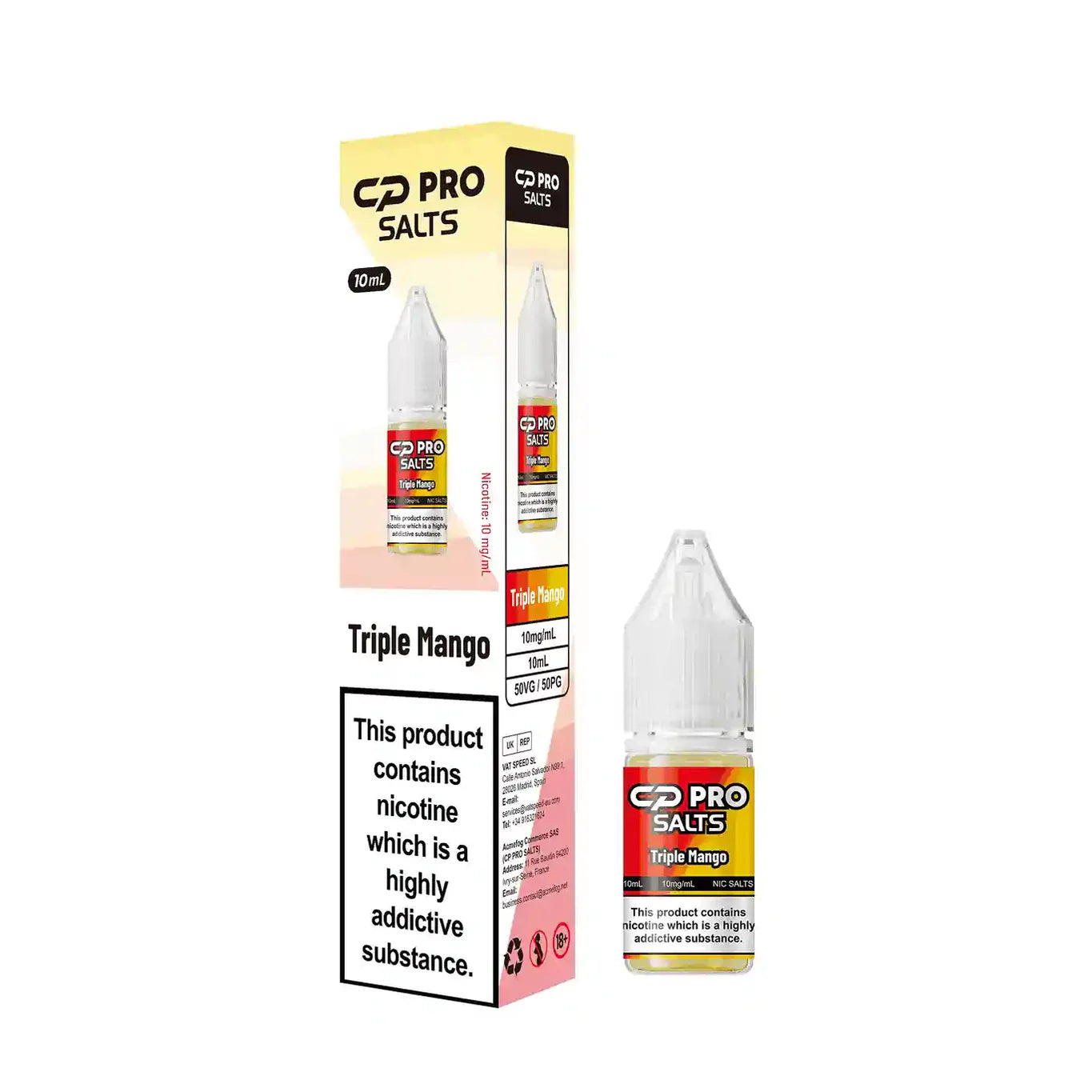 Crystal Pro CP Nic Salts 10 ml(Box of 10)