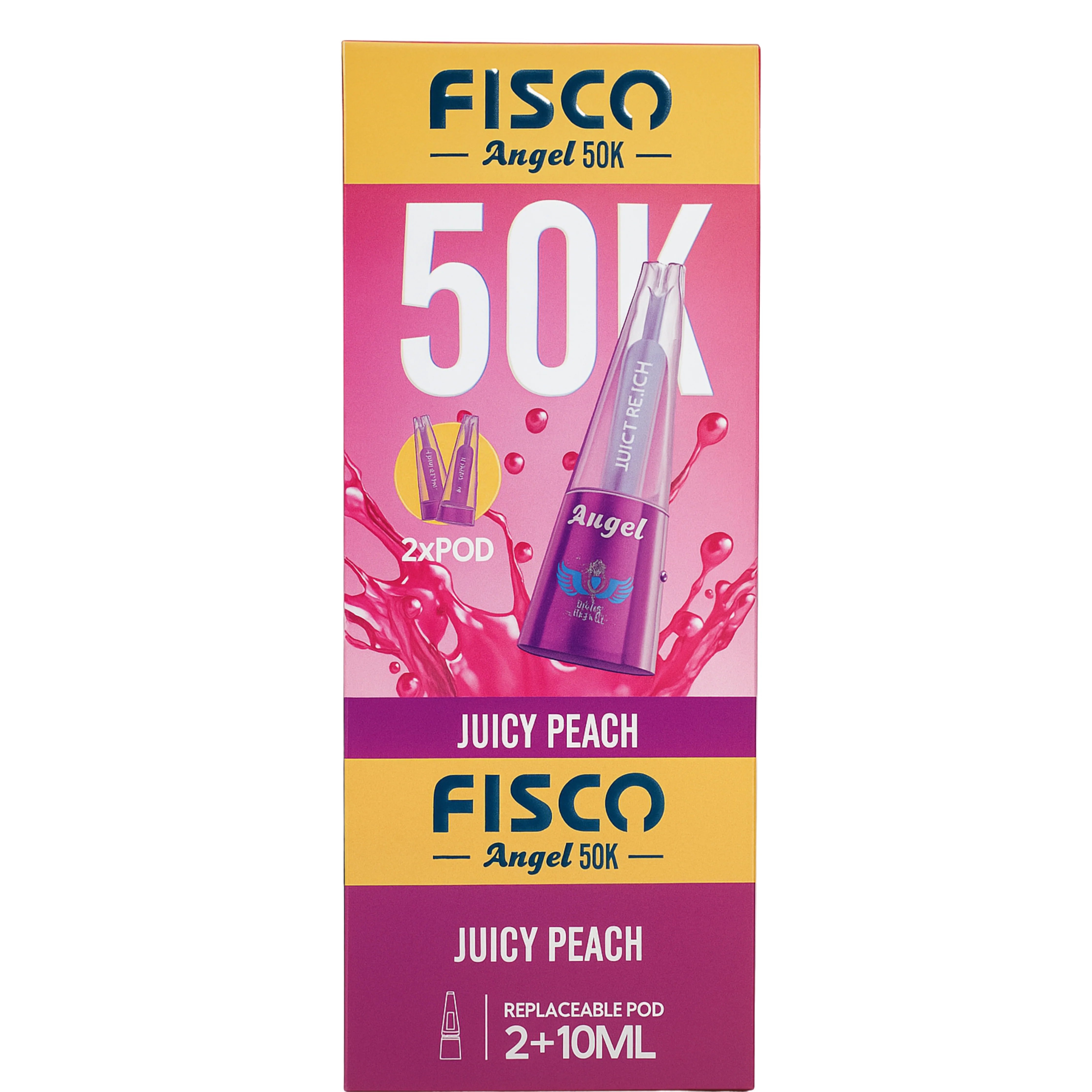 Fisco Angel 50K Prefilled Pod Kit (Box of 5)