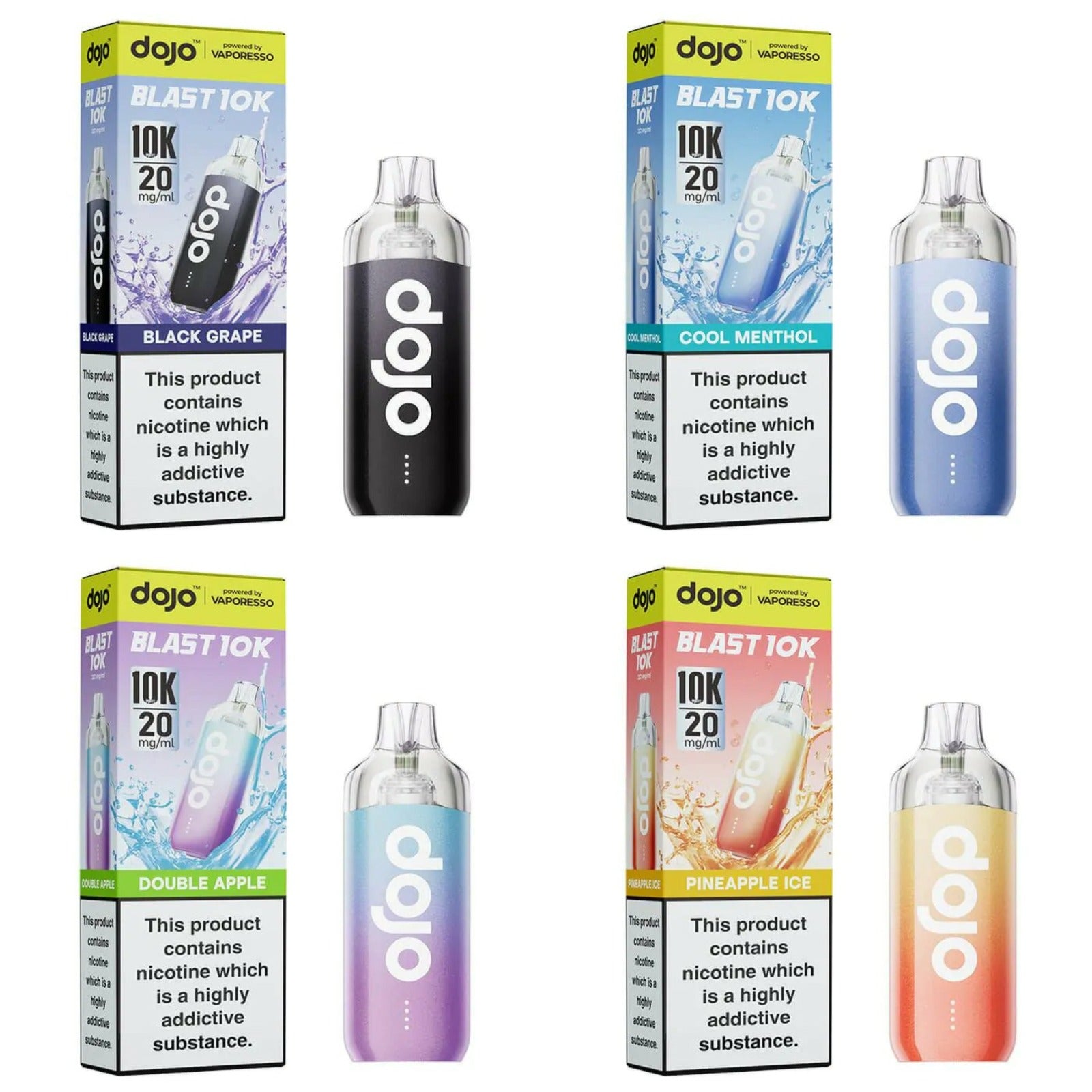 Vaporesso Dojo Blast 10K Prefilled Pod Vape Kit (Box of 5)