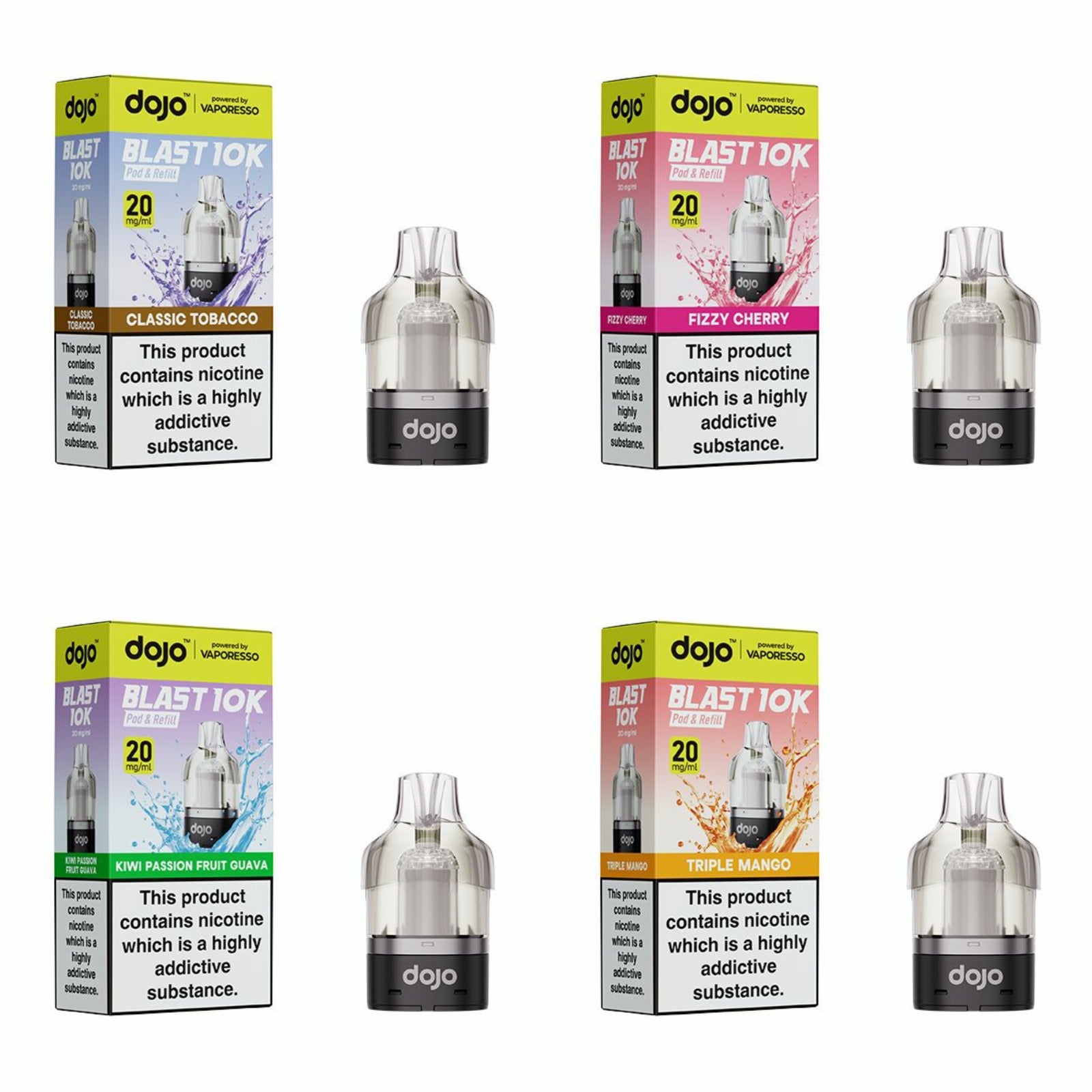 Vaporesso Dojo Blast 10K Prefilled Pods (Box of 5)
