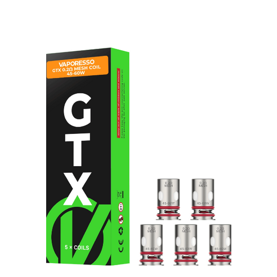 Vaporesso GTX Dual Mesh Replacement Coils (Pack of 5)