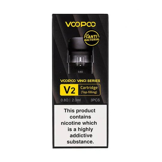 Voopoo Vinci V2 Replacement Pods Pack of 3 vape pod UK - VaperzHub