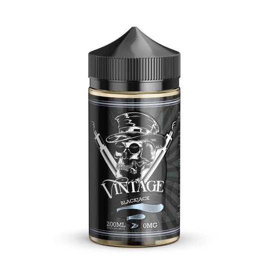 Vintage 200ml Black Jack Shortfill E-Liquid e-liquid UK - VaperzHub